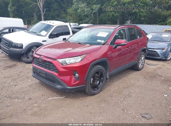 2T3A1RFV9MW177155 2021 TOYOTA RAV4 Burgundy Przód lewy