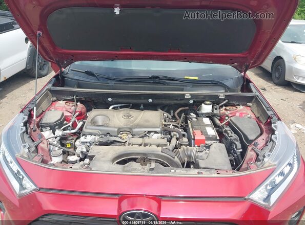 2T3A1RFV9MW177155 2021 TOYOTA RAV4 Burgundy Widok z tyłu