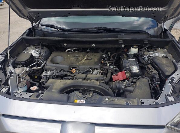 2T3A1RFVXMW143600 2021 TOYOTA RAV4 Silver Вид підкапотного простору