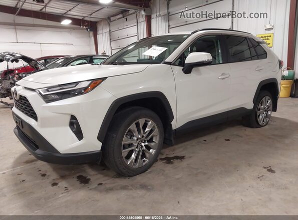 2T3A1RFVXNW302150 2022 TOYOTA RAV4 White წინა მარცხენა ხედი სამი მეოთხედიდან