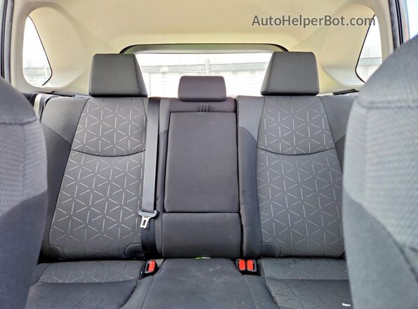 2T3B1RFV2MC141846 2021 TOYOTA RAV4 Gray Rear seats view