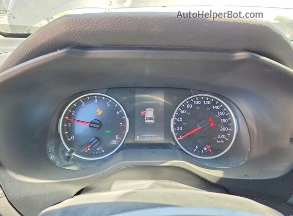 2T3B1RFV4MC147129 2021 TOYOTA RAV4 Gray Вид щитка приладів