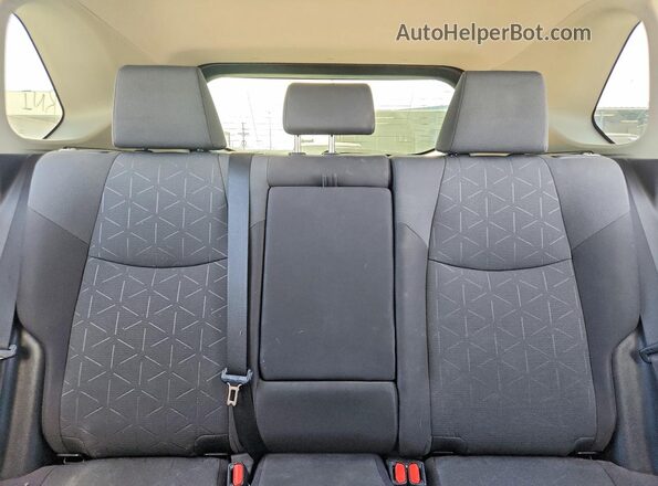 2T3B1RFV8KW024610 2019 TOYOTA RAV4 Silver Հետևի նստատեղերի տեսք