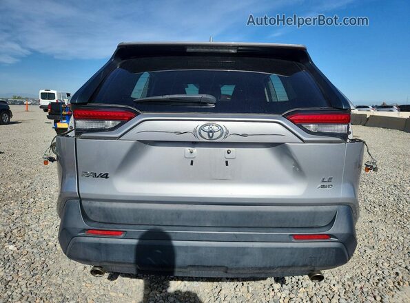 2T3B1RFV8KW024610 2019 TOYOTA RAV4 Silver Հետևի տեսք