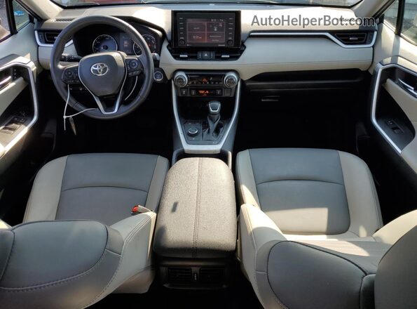 2T3B6RFV0MW028851 2021 TOYOTA RAV4 Silver Առջևի վահանակի տեսք