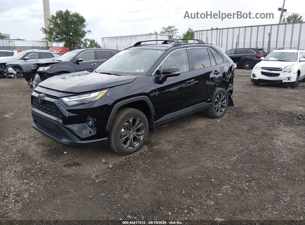2T3B6RFV1SW089543 2025 TOYOTA RAV4 HYBRID Black Առջևի ձախ երեք քառորդ տեսարան