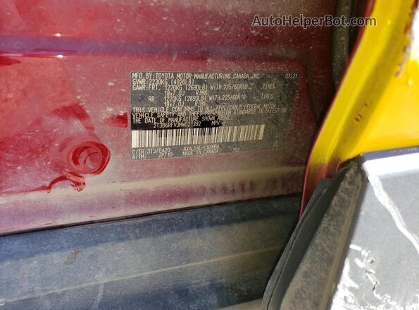 2T3B6RFV3MW021392 2021 TOYOTA RAV4 Yellow 