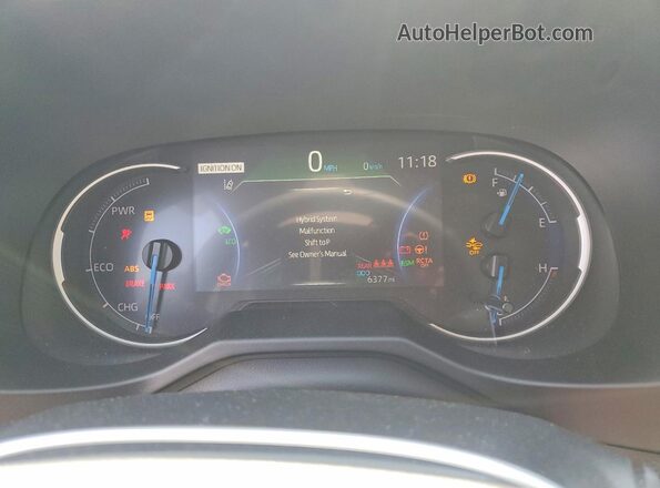 2T3B6RFV6SW084905 2025 TOYOTA RAV4 Gray Widok zestawu wskaźników