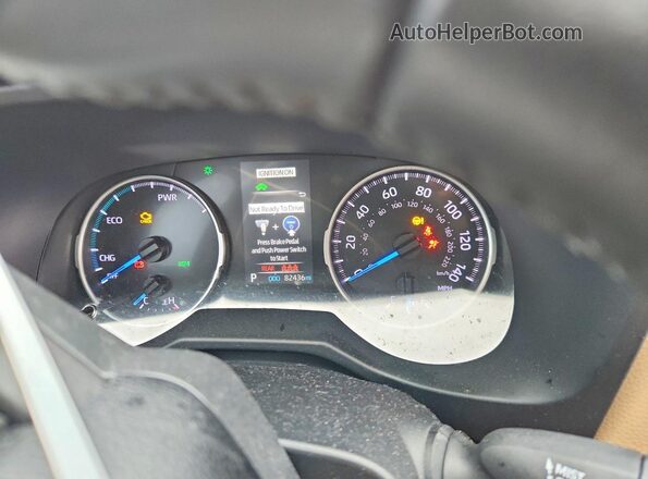 2T3B6RFVXNW035629 2022 TOYOTA RAV4 Black ხელსაწყოთა პანელის ხედი