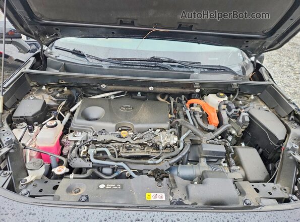 2T3B6RFVXNW035629 2022 TOYOTA RAV4 Black ძრავის განყოფილების ხედი