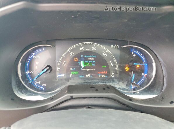 2T3B6RFVXRW052890 2024 TOYOTA RAV4 Blue ხელსაწყოთა პანელის ხედი
