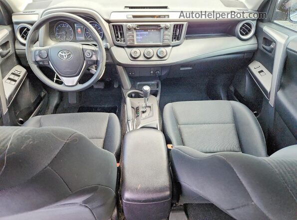 2T3BFREV0HW574105 2017 TOYOTA RAV4 Silver Dashboard view