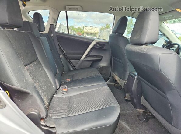 2T3BFREV0HW574105 2017 TOYOTA RAV4 Silver Rear seats view