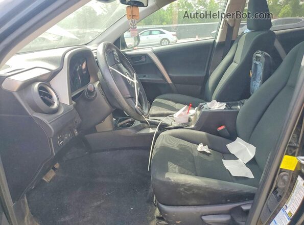 2T3BFREV0HW600556 2017 TOYOTA RAV4 Black წინა სალონის ხედი