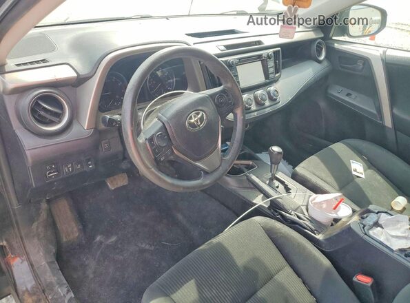 2T3BFREV0HW600556 2017 TOYOTA RAV4 Black წინა პანელის ხედი