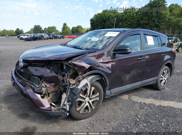 2T3BFREV1JW710196 2018 TOYOTA RAV4 Purple Przód lewy