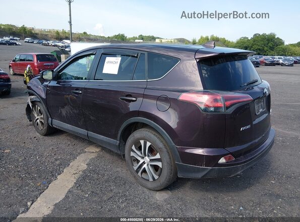 2T3BFREV1JW710196 2018 TOYOTA RAV4 Purple Tył lewy