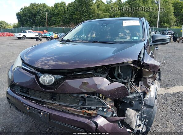 2T3BFREV1JW710196 2018 TOYOTA RAV4 Purple Widok z przodu