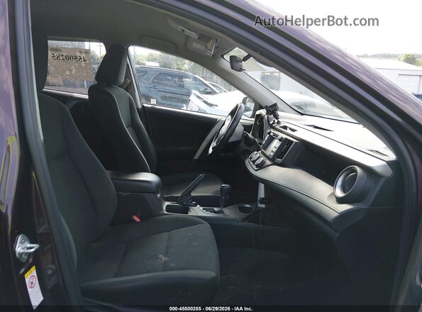 2T3BFREV1JW710196 2018 TOYOTA RAV4 Purple Widok wnętrza z przodu
