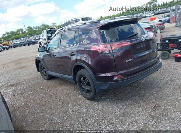 2T3BFREV1JW831598 2018 TOYOTA RAV4 Burgundy Tył lewy