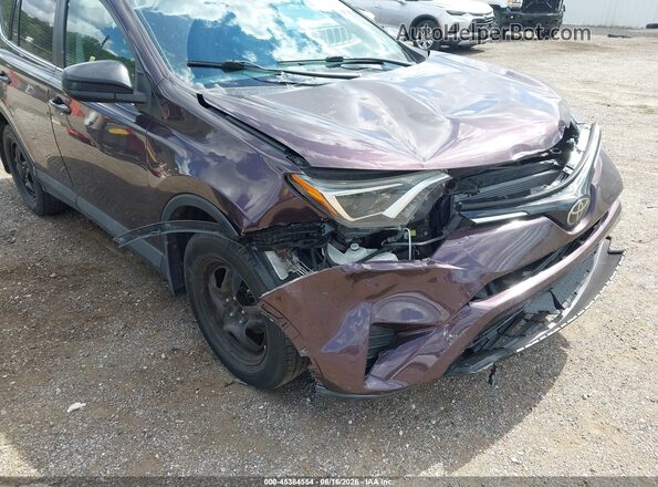 2T3BFREV1JW831598 2018 TOYOTA RAV4 Burgundy Widok z przodu