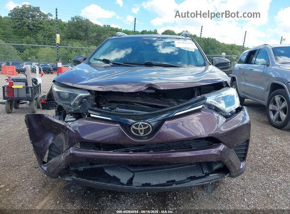 2T3BFREV1JW831598 2018 TOYOTA RAV4 Burgundy Widok zestawu wskaźników