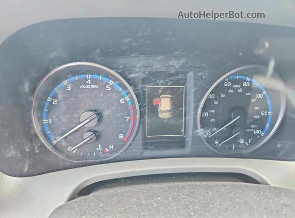 2T3BFREV2HW685495 2017 TOYOTA RAV4 Gray Vista del cuadro de instrumentos