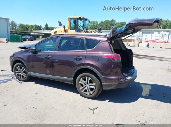 2T3BFREV2JW828239 2018 TOYOTA RAV4 Бордовый Задняя левая четверть