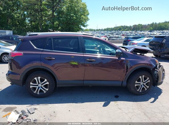 2T3BFREV2JW828239 2018 TOYOTA RAV4 Бордовый Вид щитка приборов
