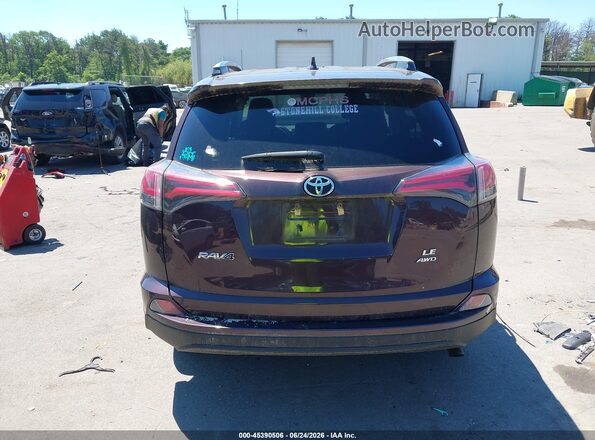 2T3BFREV2JW828239 2018 TOYOTA RAV4 Бордовый 