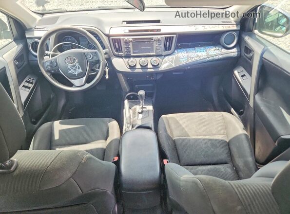 2T3BFREV3HW620753 2017 TOYOTA RAV4 Black წინა პანელის ხედი