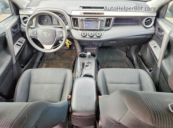 2T3BFREV3HW626259 2017 TOYOTA RAV4 Gray Առջևի վահանակի տեսք