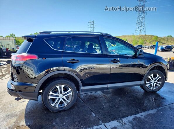 2T3BFREV4HW543777 2017 TOYOTA RAV4 Black Задня права чверть