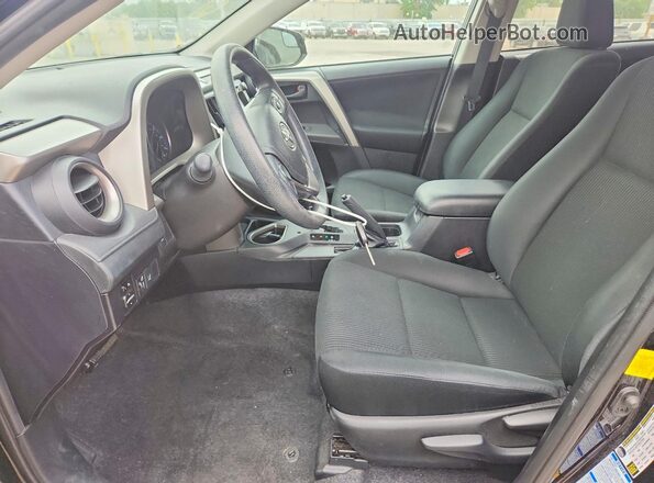 2T3BFREV4HW543777 2017 TOYOTA RAV4 Black Вид салону спереду