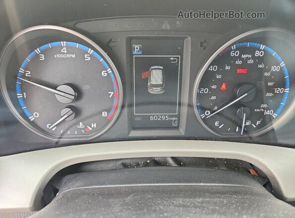 2T3BFREV4HW543777 2017 TOYOTA RAV4 Black Вид щитка приладів