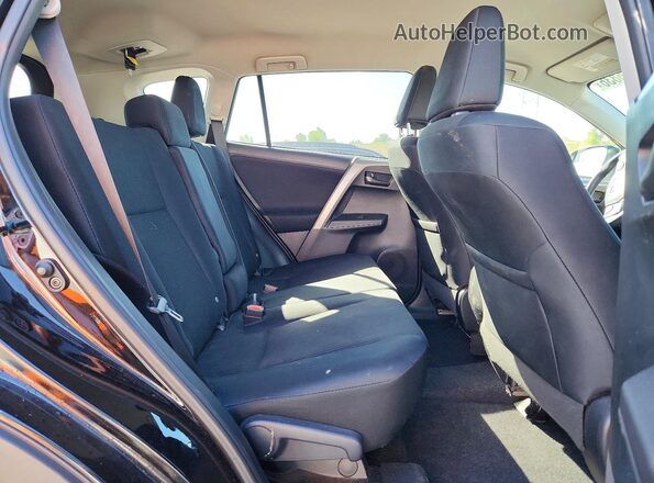 2T3BFREV4HW543777 2017 TOYOTA RAV4 Black Вид задньої частини салону