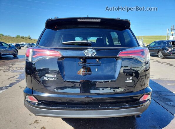 2T3BFREV4HW543777 2017 TOYOTA RAV4 Black Вид ззаду