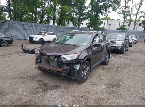 2T3BFREV4HW605453 2017 TOYOTA RAV4 Maroon Vista frontal