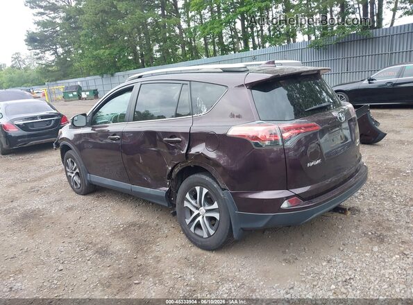2T3BFREV4HW605453 2017 TOYOTA RAV4 Maroon Trasero izquierdo