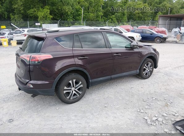 2T3BFREV4HW612015 2017 TOYOTA RAV4 Purple Задня права чверть