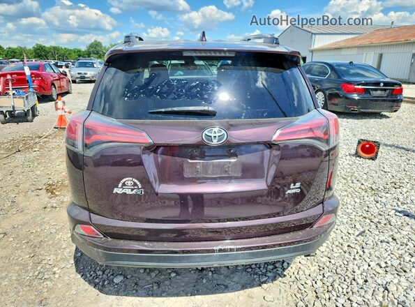 2T3BFREV4HW660825 2017 TOYOTA RAV4 Maroon Հետևի տեսք