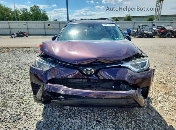 2T3BFREV4HW660825 2017 TOYOTA RAV4 Maroon Դիմացի տեսք