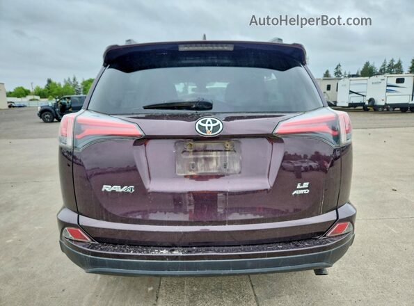 2T3BFREV4JW780940 2018 TOYOTA RAV4 Purple Հետևի տեսք
