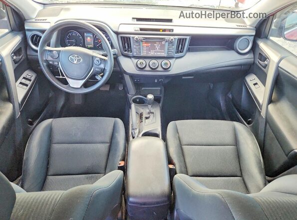 2T3BFREV5HW551435 2017 TOYOTA RAV4 Red Vista del salpicadero