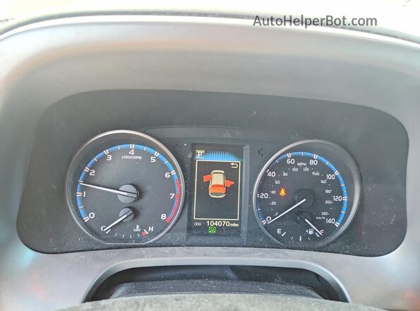 2T3BFREV5HW551435 2017 TOYOTA RAV4 Red Vista del cuadro de instrumentos