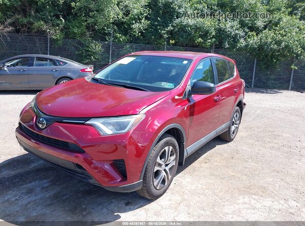 2T3BFREV5JW820989 2018 TOYOTA RAV4 Red Front left
