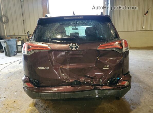 2T3BFREV6GW431674 2016 TOYOTA RAV4 Purple Widok z tyłu