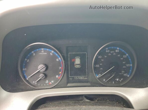 2T3BFREV6HW619449 2017 TOYOTA RAV4 White Widok zestawu wskaźników