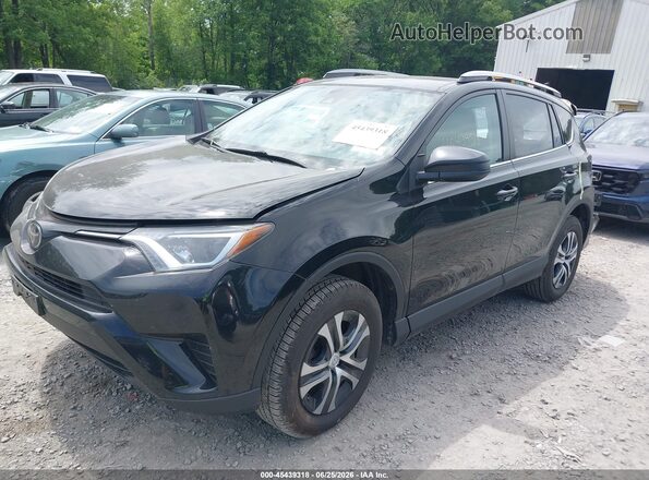 2T3BFREV6JW776839 2018 TOYOTA RAV4 Black წინა მარცხენა ხედი სამი მეოთხედიდან