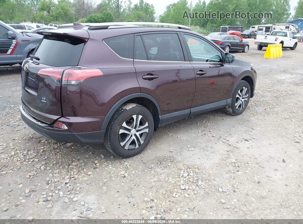 2T3BFREV7JW728458 2018 TOYOTA RAV4 Burgundy Rear right